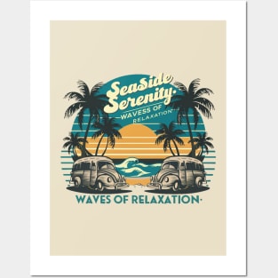 Seaside serenity Posters and Art